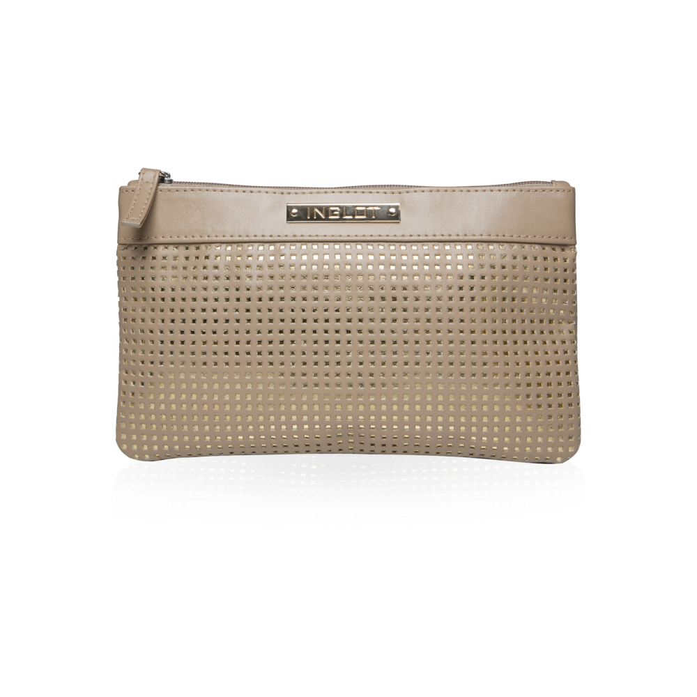 INGLOT COSMETIC BAG BEIGE&amp;GOLD (CPPC1014) 29578